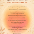 Femme récitant des affirmations pour attirer l'abondance financière
