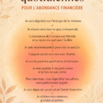 Femme récitant des affirmations pour attirer l'abondance financière