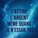 Femme méditant dans un espace lumineux, attirant l'abondance et la prospérité.