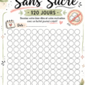 Défi sans sucre de 120 jours avec bullet journal