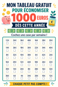 Femme souriante utilisant un tableau de gestion des finances à son bureau.