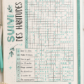Un bullet journal ouvert avec un habit tracker coloré et inspirant.