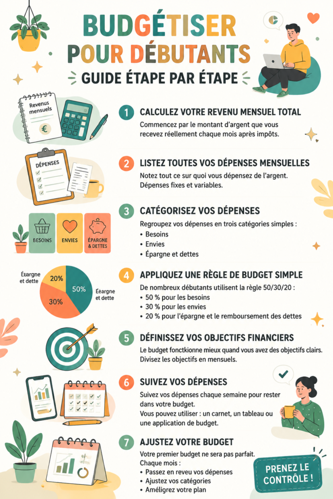 Guide visuel pour débutants sur la gestion du budget