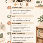 Checkliste de rangement pour une chambre organisée