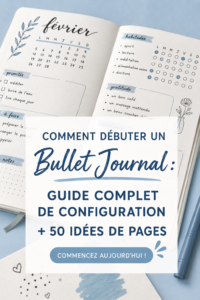 Une page de bullet journal avec des illustrations colorées et bien organisées.