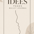 Illustration d'un bullet journal avec des pages colorées et créatives