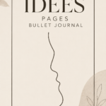 Illustration d'un bullet journal avec des pages colorées et créatives