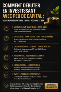 Femme regardant des graphiques d'investissement sur un ordinateur avec un air concentré.