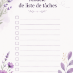 Modèle de liste de tâches sur un bureau, outils de bureau en arrière-plan