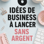 Femme souriante travaillant sur un ordinateur portable à la maison, symbole de l'entrepreneuriat à domicile.