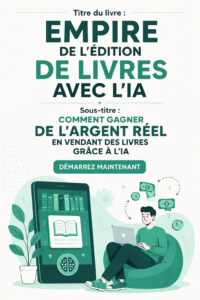 Femme utilisant un ordinateur pour écrire un livre avec l'aide de l'intelligence artificielle.