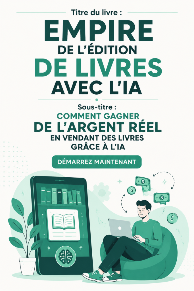 Femme utilisant un ordinateur pour écrire un livre avec l'aide de l'intelligence artificielle.