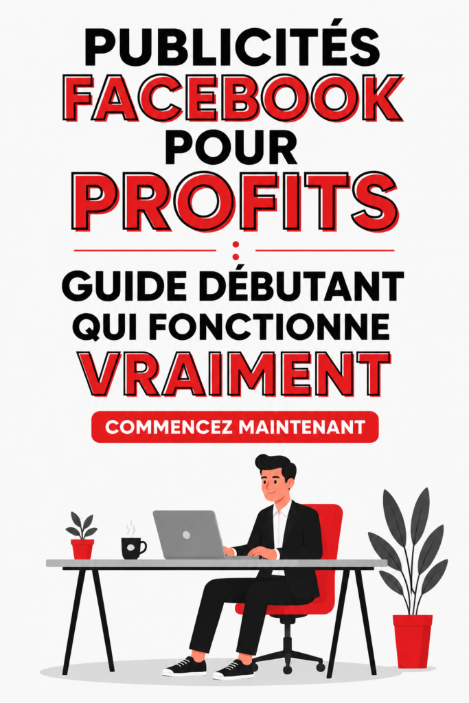 Femme utilisant son ordinateur pour gérer ses publicités sur Facebook