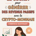 Femme inspirée en train de travailler sur des investissements en cryptomonnaie pour générer un revenu passif.