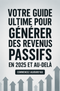 Femme consultant des documents sur son ordinateur pour créer des revenus passifs en 2025