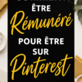 Femme utilisant Pinterest pour planifier ses projets et gagner de l'argent.