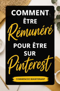 Femme utilisant Pinterest pour planifier ses projets et gagner de l'argent.