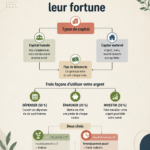 Une femme souriante consultant des documents financiers pour planifier son avenir financier.