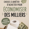 Image d'une femme examinant une liste d'achats, symbole de gestion budgétaire