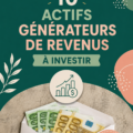 Une femme souriante consultant un graphique sur des investissements générateurs de revenus.