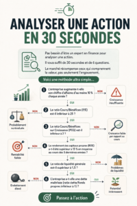 Femme analysant des graphiques boursiers avec un carnet.