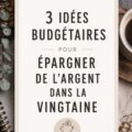 Femme souriante en train de faire un budget avec une calculatrice et un carnet.