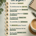 Illustration représentant des chiffres avec des éléments évoquant la gestion financière.