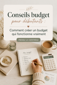 Image d'une femme souriante utilisant un agenda pour planifier son budget