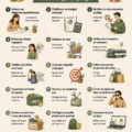 Femmes discutant de leurs finances avec des feuilles et un ordinateur, illustrant une gestion de budget réussie.