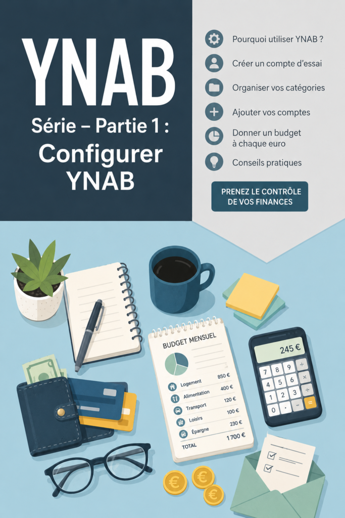 Capture d'écran de l'interface YNAB avec un budget bien organisé