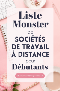 Femme travaillant sur son ordinateur à domicile, représentant le télétravail.