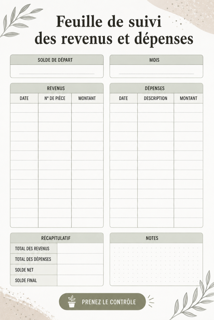 Femme utilisant une feuille de budget pour gérer ses finances