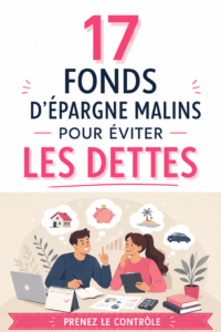 Illustration représentant des fonds d'épargne pour éviter les dettes