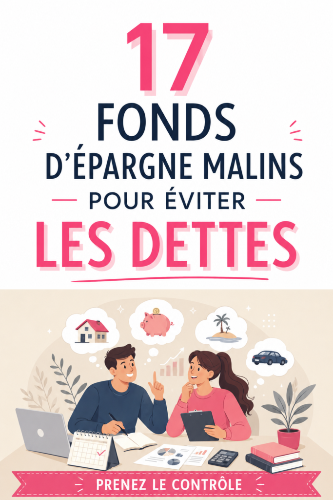 Illustration représentant des fonds d'épargne pour éviter les dettes