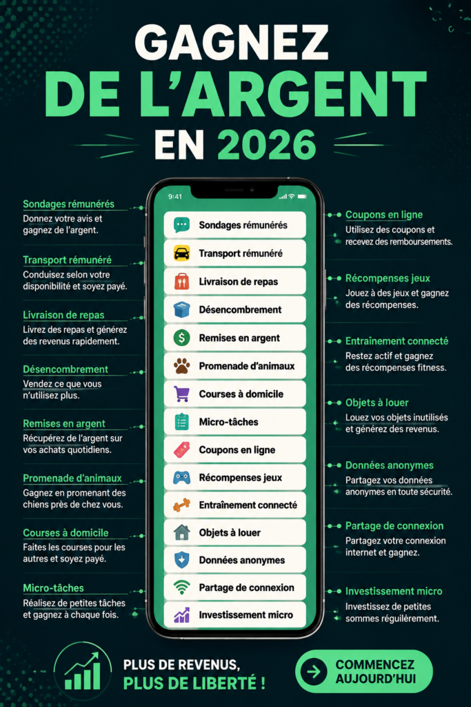 Une femme réfléchissant aux stratégies financières pour gagner de l'argent en 2026.