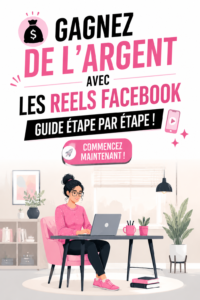 Femme utilisant son téléphone pour créer une vidéo Facebook Reels sur les finances personnelles.