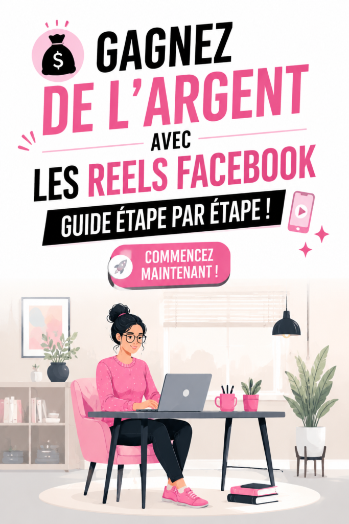 Femme utilisant son téléphone pour créer une vidéo Facebook Reels sur les finances personnelles.