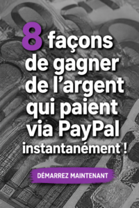 Femme contente utilisant son téléphone pour gérer ses finances et gagner de l'argent via PayPal.