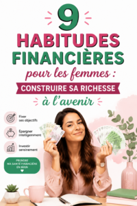 Femme souriante tenant un carnet avec des notes financières pour un avenir serein.
