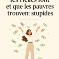 Femme réfléchissant à ses choix financiers avec des graphiques et des notes autour d'elle.