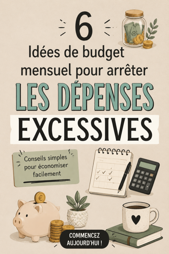 Une femme souriante examinant son budget mensuel avec un ordinateur