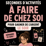 Une femme travaillant sur son ordinateur portable chez elle le soir.