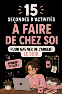 Une femme travaillant sur son ordinateur portable chez elle le soir.