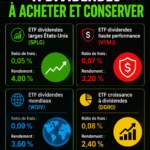 Femme regardant des graphiques financiers sur son ordinateur, envisageant d'investir dans des ETF de dividendes.
