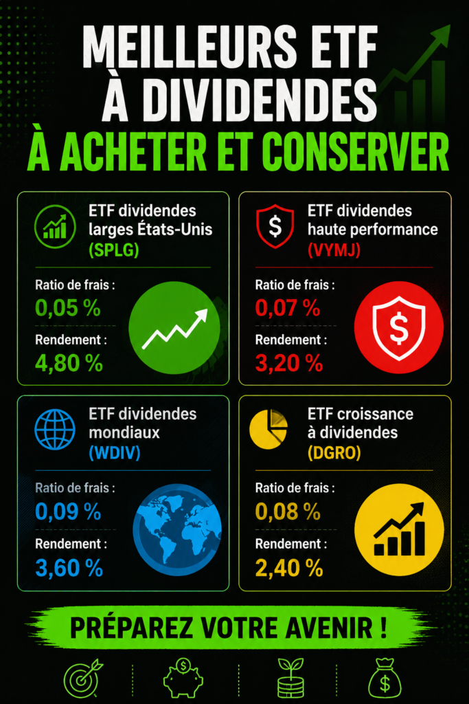 Femme regardant des graphiques financiers sur son ordinateur, envisageant d'investir dans des ETF de dividendes.