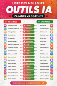 Une sélection d'outils AI sur un ordinateur pour un meilleur budget personnel.