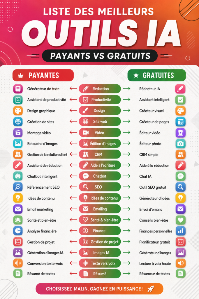 Une sélection d'outils AI sur un ordinateur pour un meilleur budget personnel.