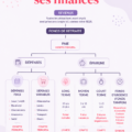 Illustration d'une femme utilisant un ordinateur pour organiser ses finances