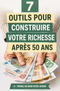 Femme souriante en train de consulter des outils financiers en ligne après 50 ans.