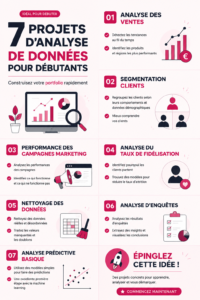 Projets d'analyse de données à découvrir pour les débutants